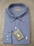 ralph lauren chemise homme pas cher 2019U coton casual allehommesd bleu bn